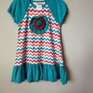 Molly & Millie  Chevron girls  Dress size 2T
